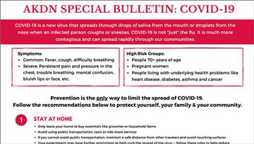 AKDN Special Bulletin: COVID-19