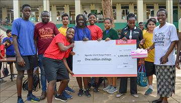 Aga Khan High School, Kampala students support local chimpanzee sanctuary