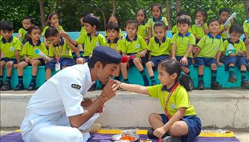 Aga Khan School, Mundra's Raksha Bandhan tribute to community guardians 