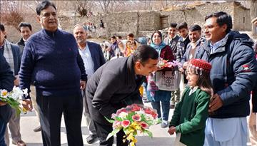 Inauguration of new building at the Diamond Jubilee High School, Harp