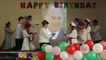 83rd birthday of His Highness, The Aga Khan celebrated at the Aga Khan Lycee in Khorog