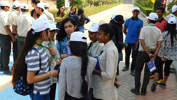 Students from rural Gujarat make friends from around the world