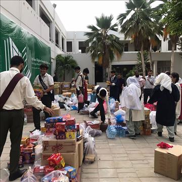 Schools support communities in Pakistan during severe flooding