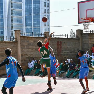 Aga Khan High School, Nairobi unveils newly refurbished basketball court 