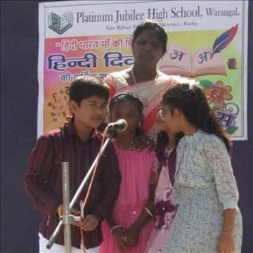 Platinum Jubilee High School, Warangal embraces the beauty of Hindi 