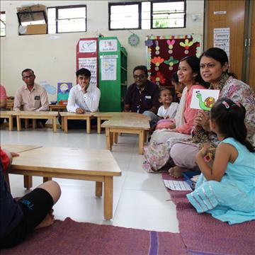 Fostering early literacy approaches with a child-centred approach at the Aga Khan School, Sidhpur 