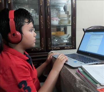 Learning together virtually at The Aga Khan School, Dhaka