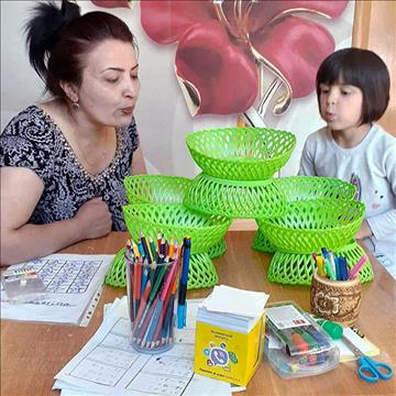 Early Childhood Teachers in Khorog support parents in home-based learning during lockdown