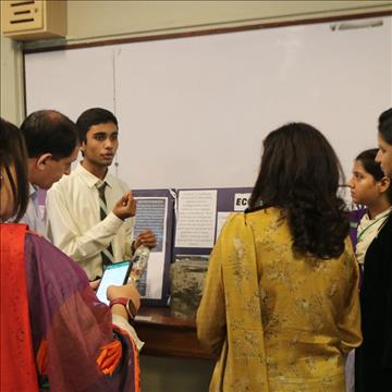 Innovative minds shine at the Aga Khan Higher Secondary School, Karachi's Researchathon
